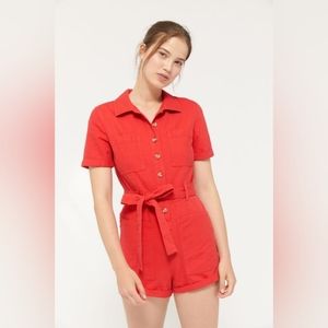 Urban Outfitters Red Romper